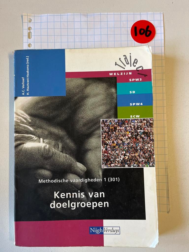 Kennis van doelgroepen - Methodische vaardigheden 1, Boeken, Ophalen of Verzenden, Gamma, Zo goed als nieuw, MBO
