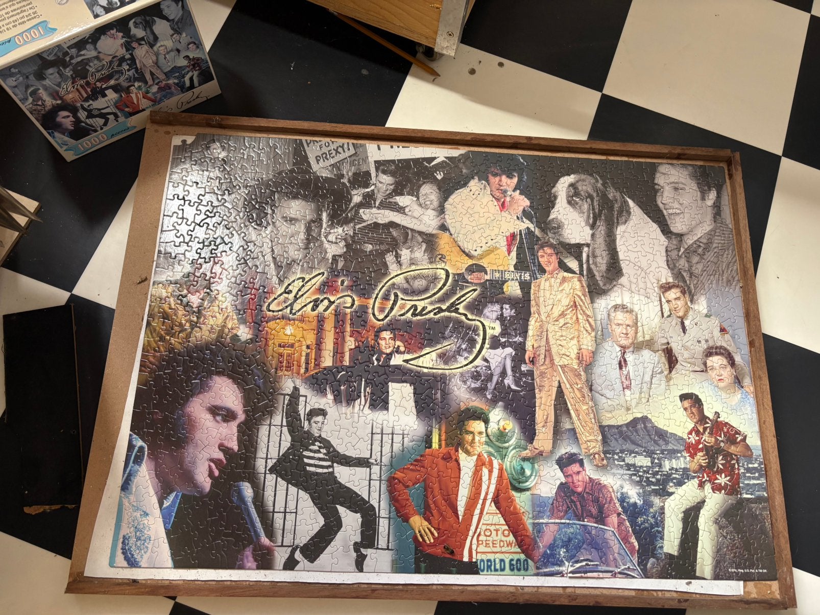 Te koop 3 mooie puzzels van Elvis, Ophalen, 500 t/m 1500 stukjes, Zo goed als nieuw