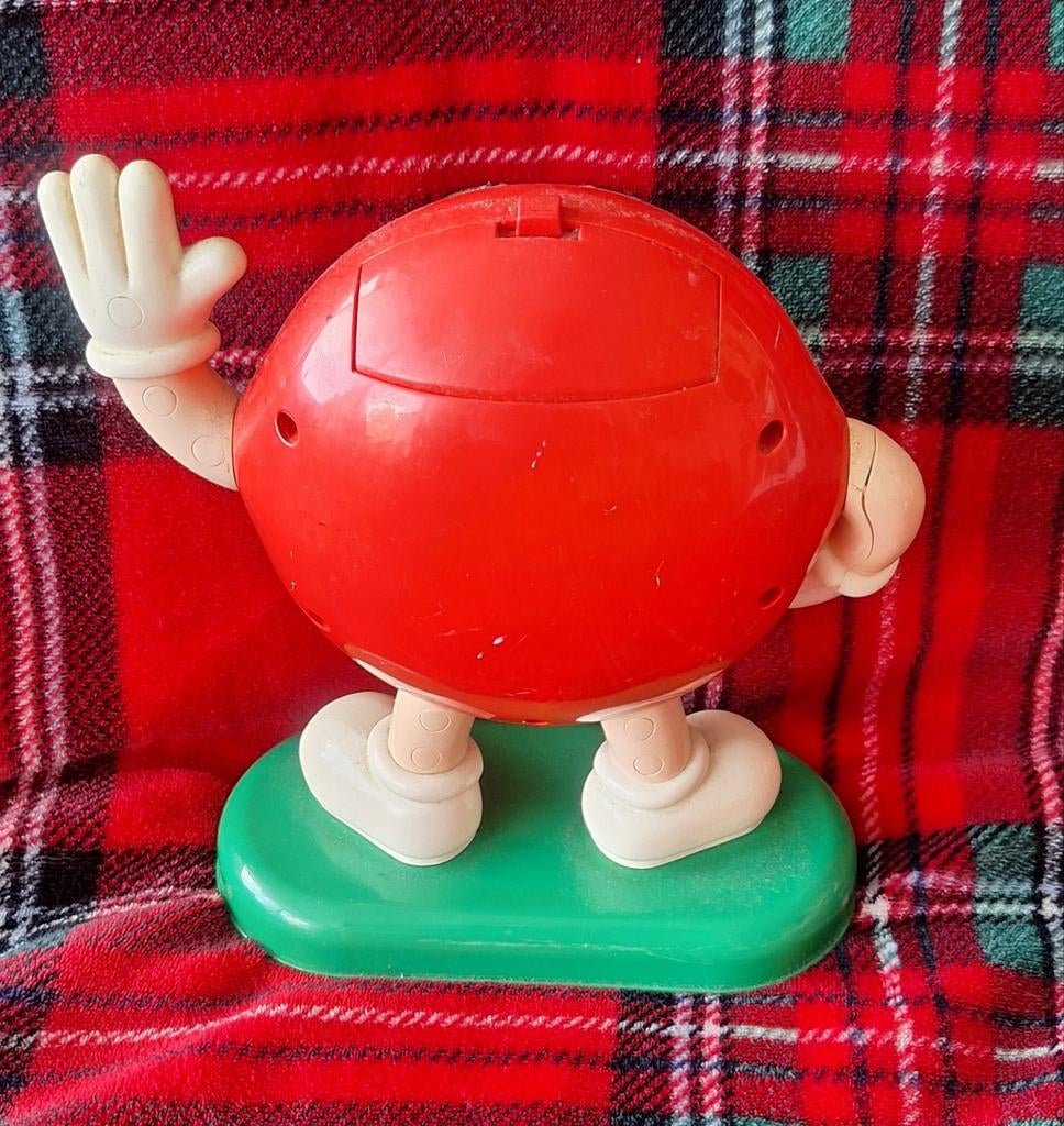 M&M's Dispenser Rood - Vintage Verzamelaarsobject, Verzamelen, Ophalen of Verzenden, Gebruikt