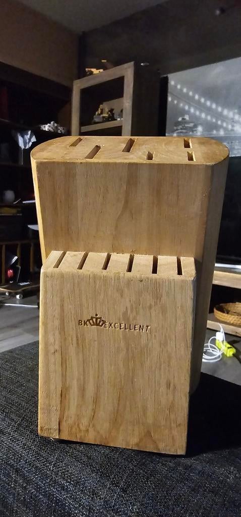 Houten messenblok BK Excellent, Hout, Ophalen of Verzenden, Overige typen, Gebruikt