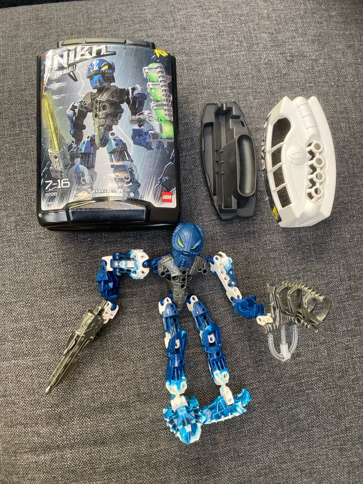 Lego Bionicle Inika Toa Hahli 8728, Gebruikt, Bionicle, Lego, Ophalen of Verzenden