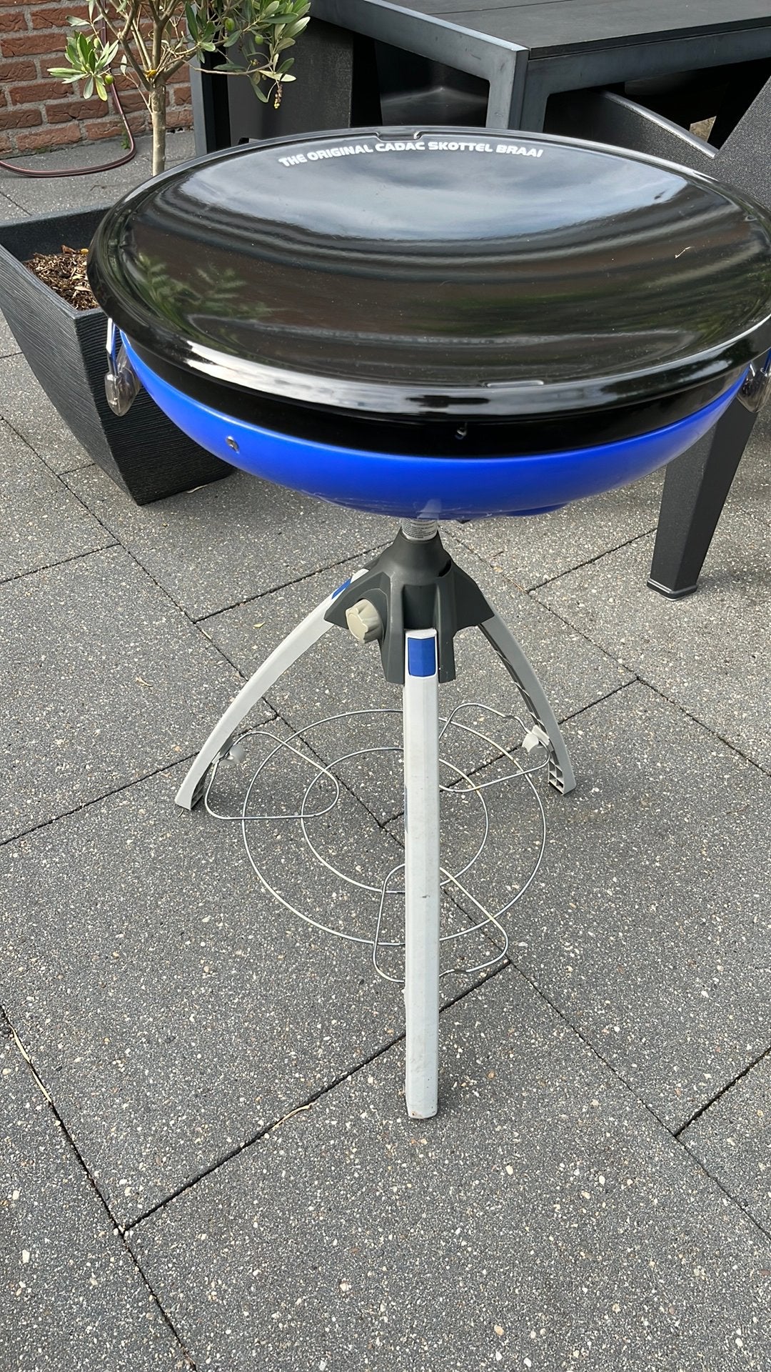 Gebruikte Skottelbraai compleet, Tuin en Terras, Ophalen, Gebruikt