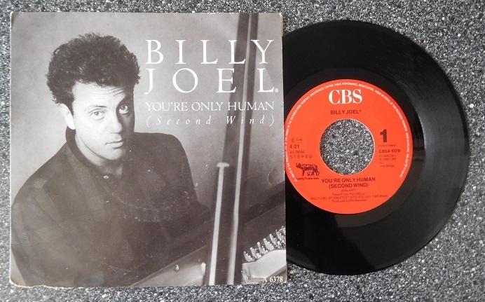 Billy Joel - you're only human, Cd's en Dvd's, Vinyl Singles, Zo goed als nieuw, Single, Pop, 7 inch, Ophalen of Verzenden