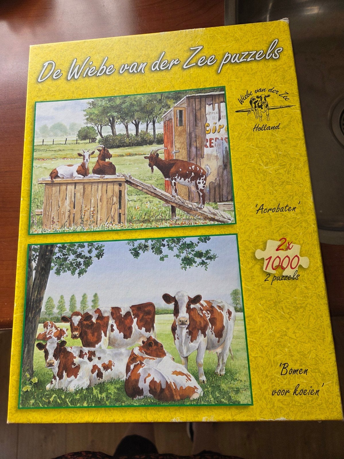 Wiebe van der Zee legpuzzels 1000 stukjes, Ophalen of Verzenden
