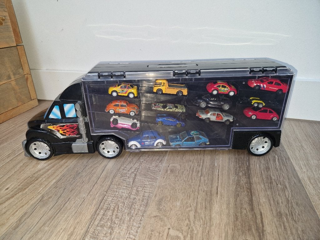 Vrachtwagen (opslag voor speelgoedauto's), Ophalen, Zo goed als nieuw