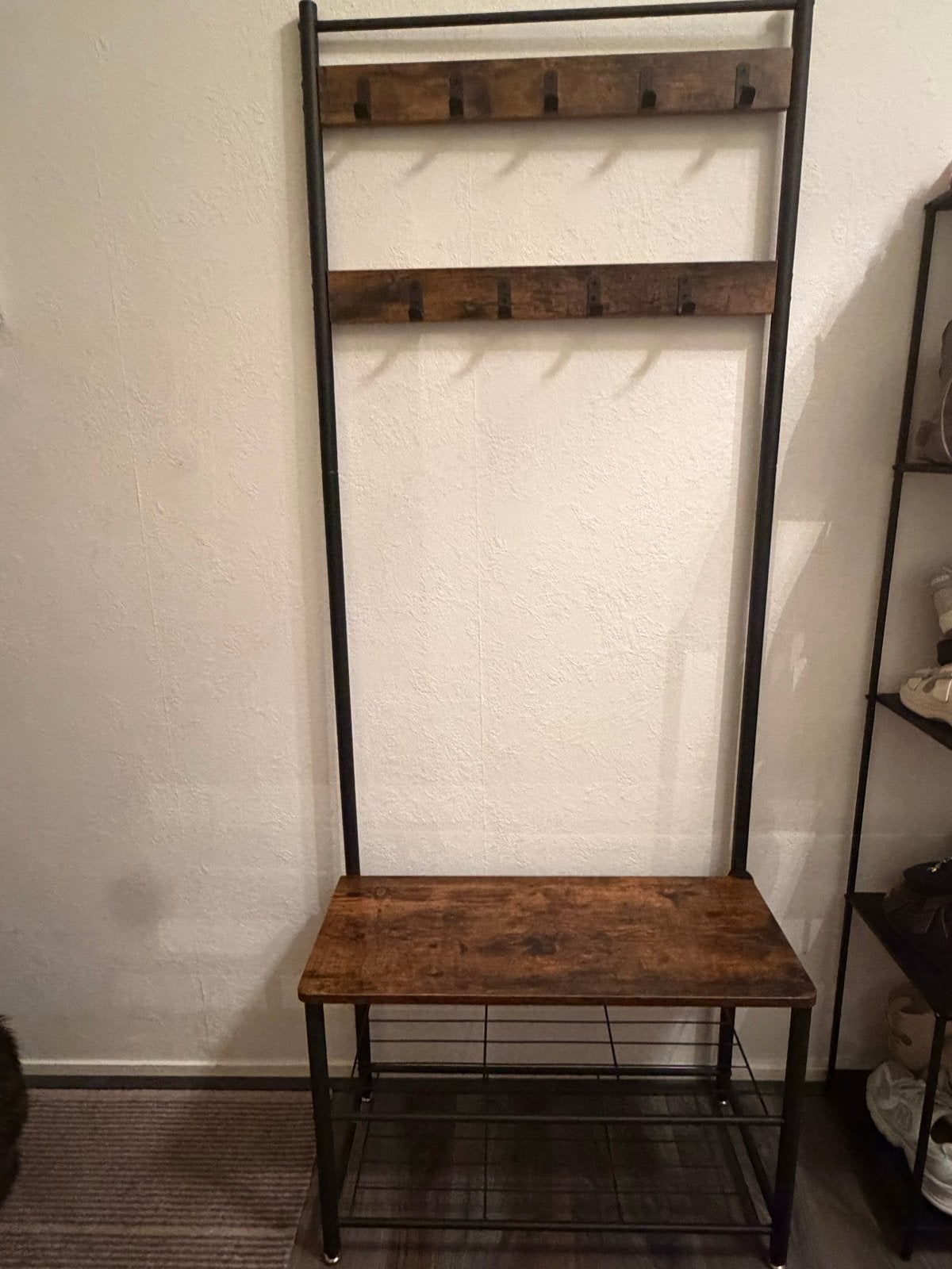 Garderobe/schoenenkast met kapstok,, Ophalen, Gebruikt