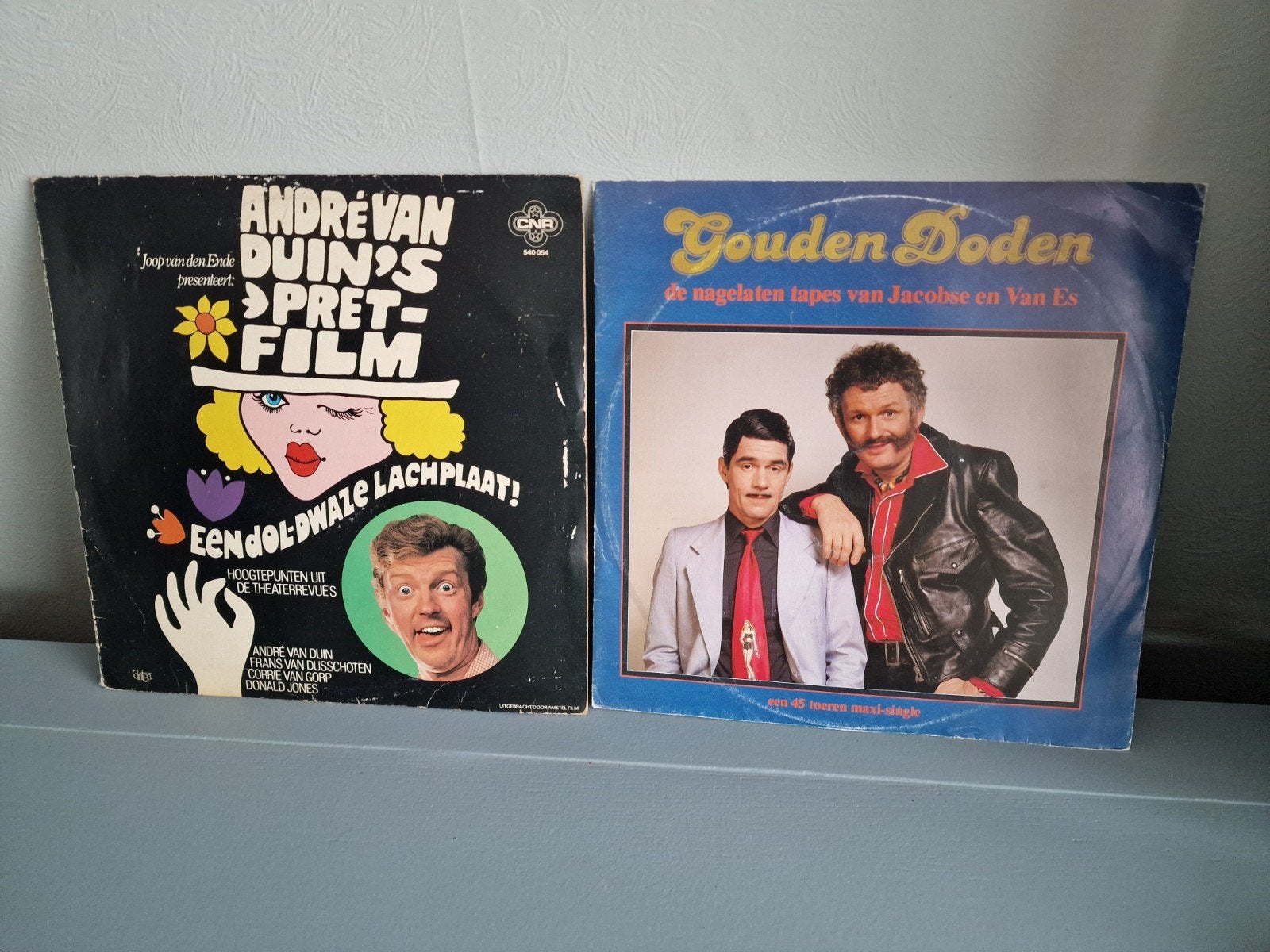 2 vintage lps humor andre van Duin en Kooten en de Bie, Cd's en Dvd's, Ophalen of Verzenden, Gebruikt