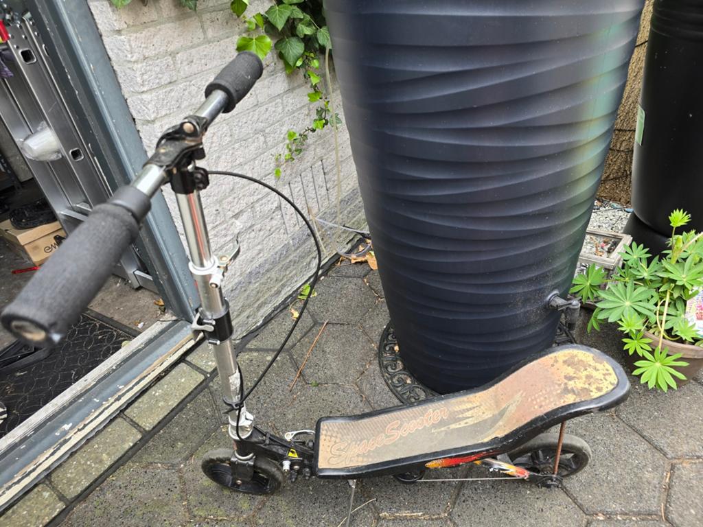 Space scooter, Ophalen, Gebruikt