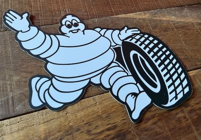 MICHELIN retro 2   man Bibandum met band recamebord, Ophalen of Verzenden, Zo goed als nieuw, Auto's