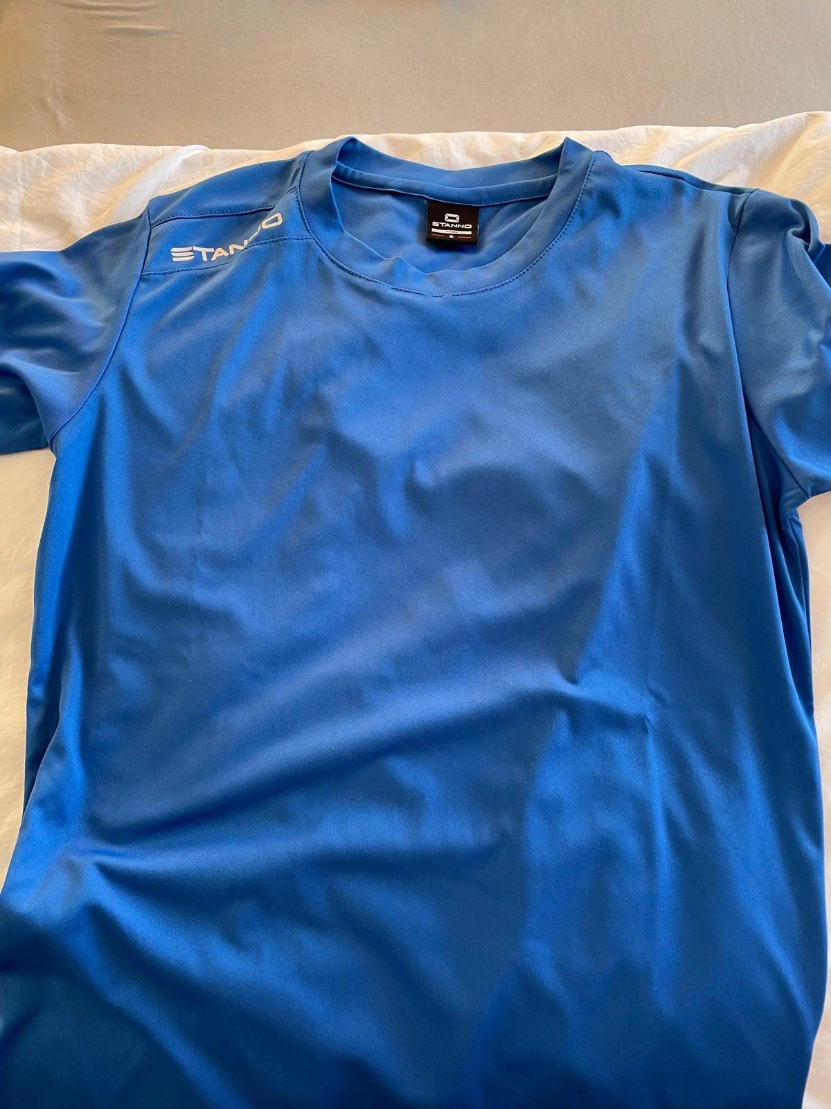 Stanno Sportshirt - Maat S - Blauw, Kleding | Heren, Blauw, Ophalen of Verzenden, Zo goed als nieuw, Voetbal