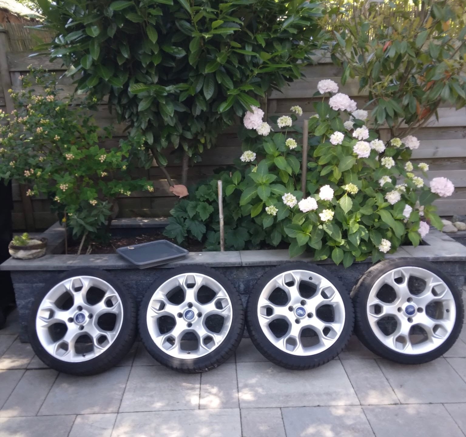 Ford fiësta winterbanden, Auto-onderdelen, Ophalen, 17 inch, Winterbanden, Banden en Velgen