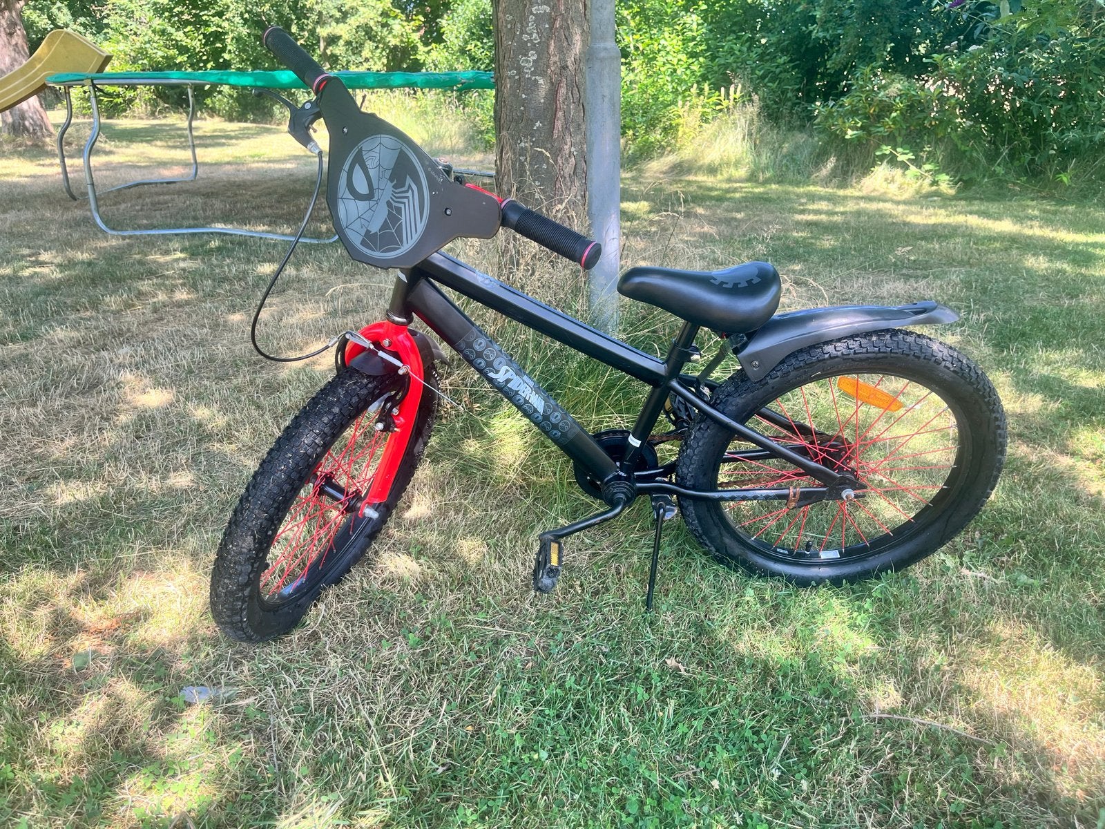 Spiderman kinderfiets 20 inch - Zo goed als nieuw, Ophalen of Verzenden, Zo goed als nieuw, Terugtraprem, 16 tot 20 inch