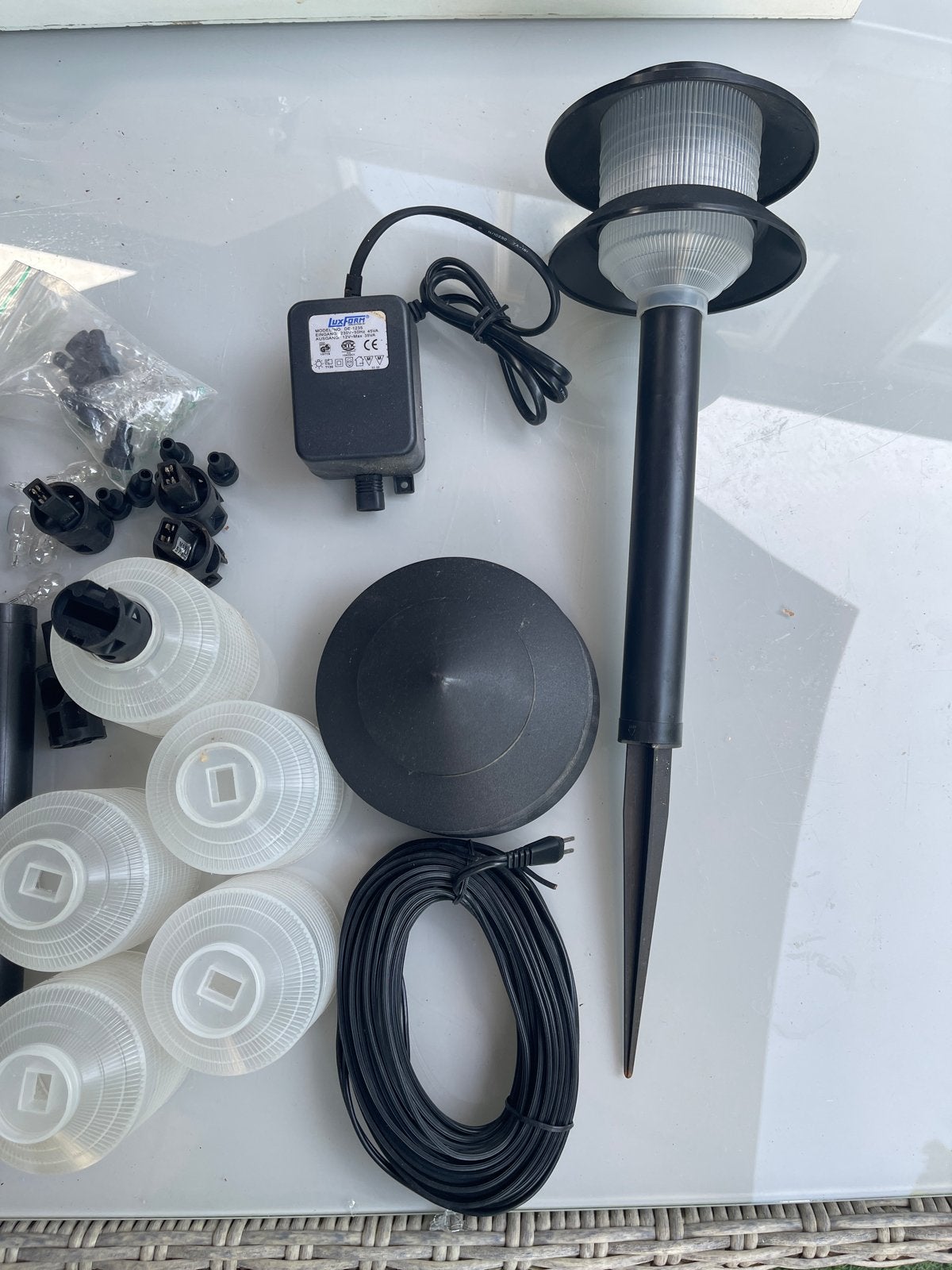 Tuinverlichting set met grondspots en prikspots, Tuin en Terras, Kunststof, Minder dan 50 watt, Nieuw, Ophalen of Verzenden