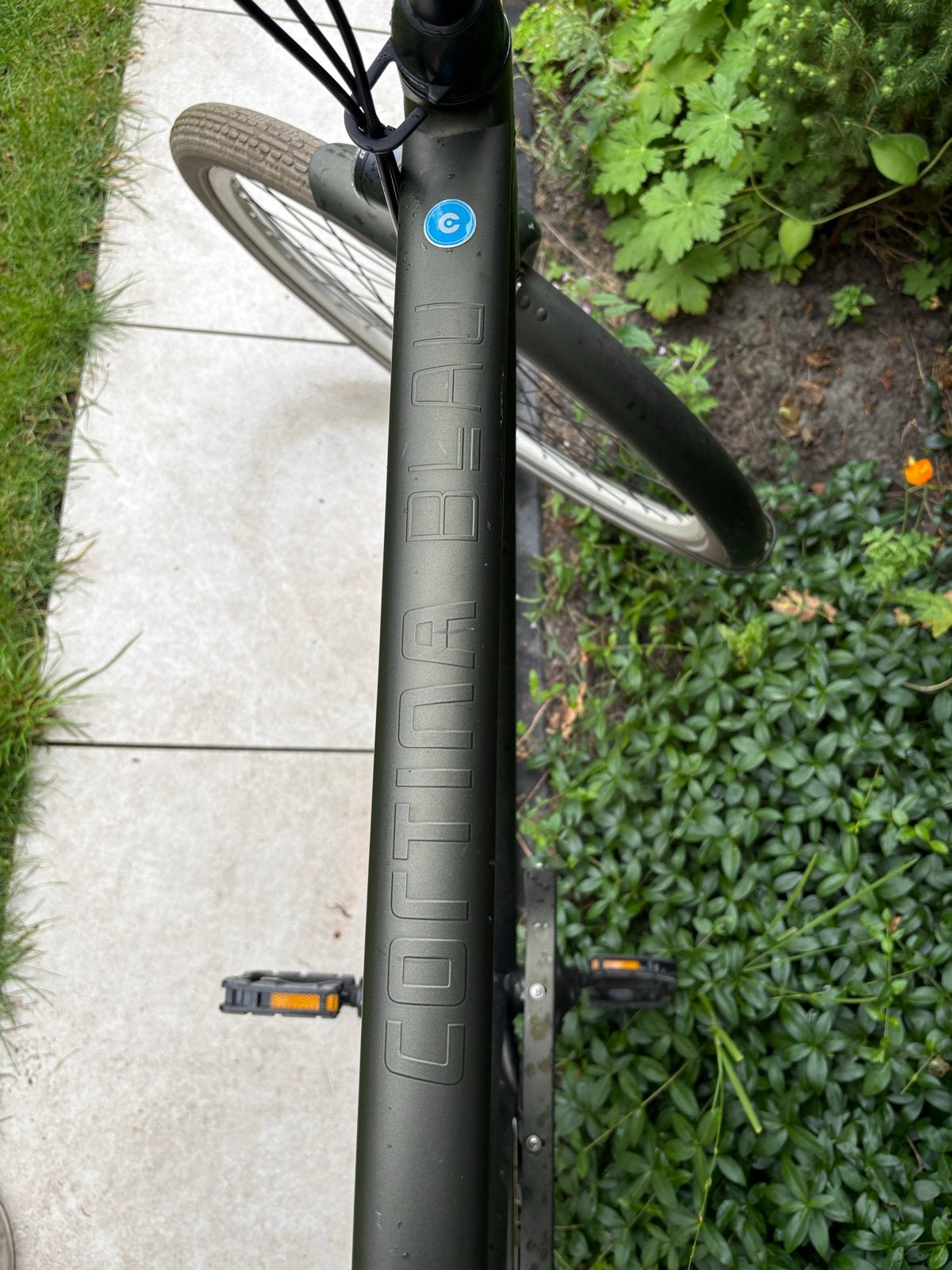 Cortina Blau herenfiets - Zo goed als nieuw, Fietsen en Brommers, 53 tot 56 cm, Versnellingen, Zo goed als nieuw, Schijfrem