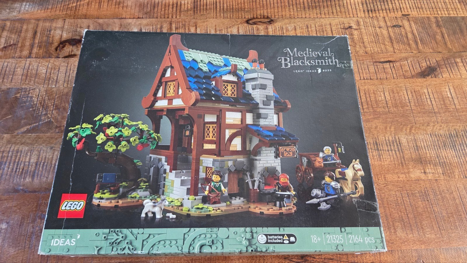 Lego ideas 21325 medieval blacksmith, Gebruikt, Lego, Ophalen of Verzenden, Ideas