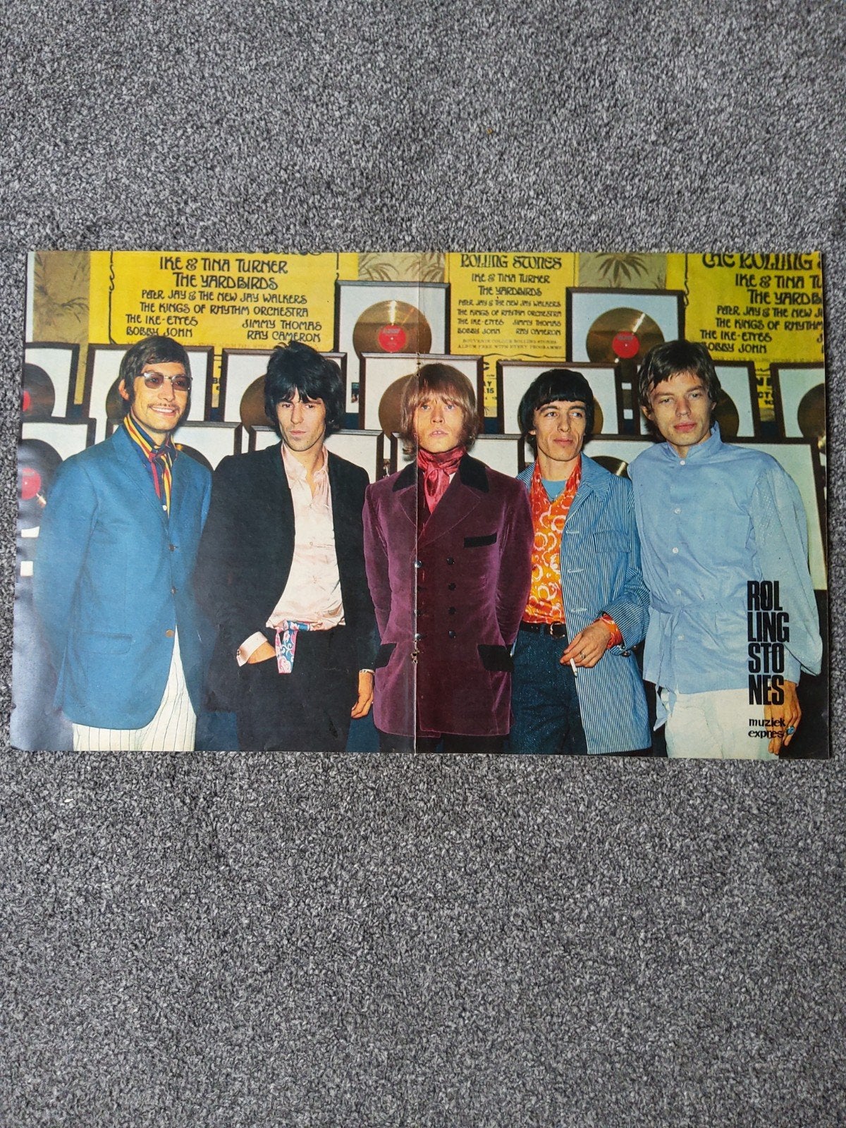 The Rolling Stones: Poster muziek expres, Ophalen of Verzenden, A1 t/m A3, Film en Tv