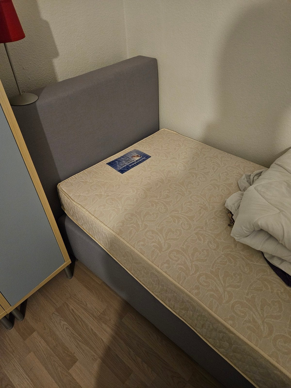 1 persoons bed, Ophalen, Gebruikt, Eenpersoons, 90 cm