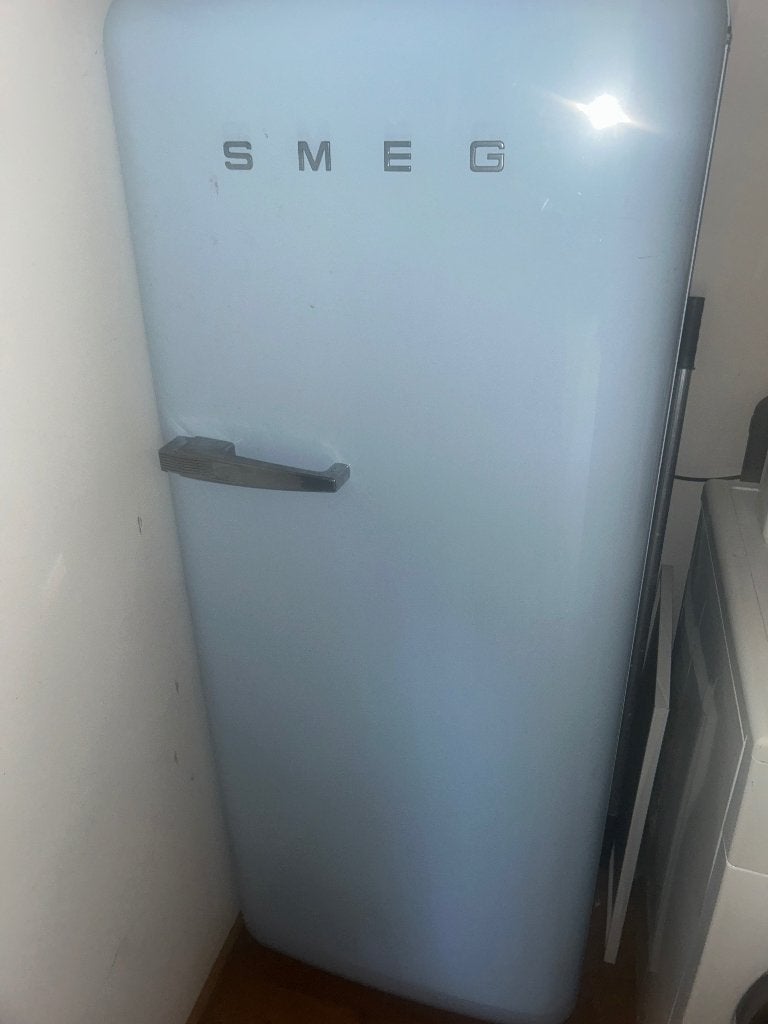 smeg koelkast, Ophalen, 200 liter of meer, 160 cm of meer, Zo goed als nieuw