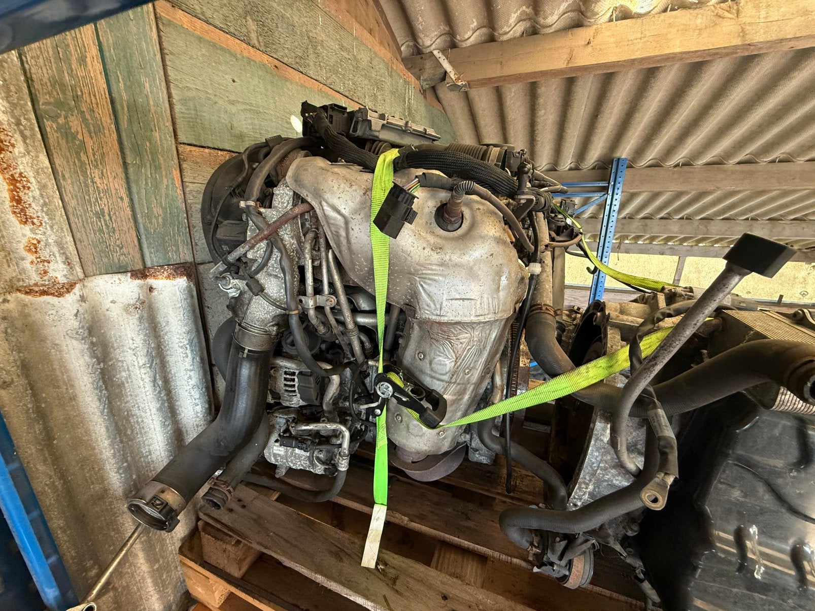 Mercedes a250 benzine 2.0 motor A B CLA, Auto-onderdelen, Motor en Toebehoren, Ophalen, Gebruikt, Mercedes-Benz