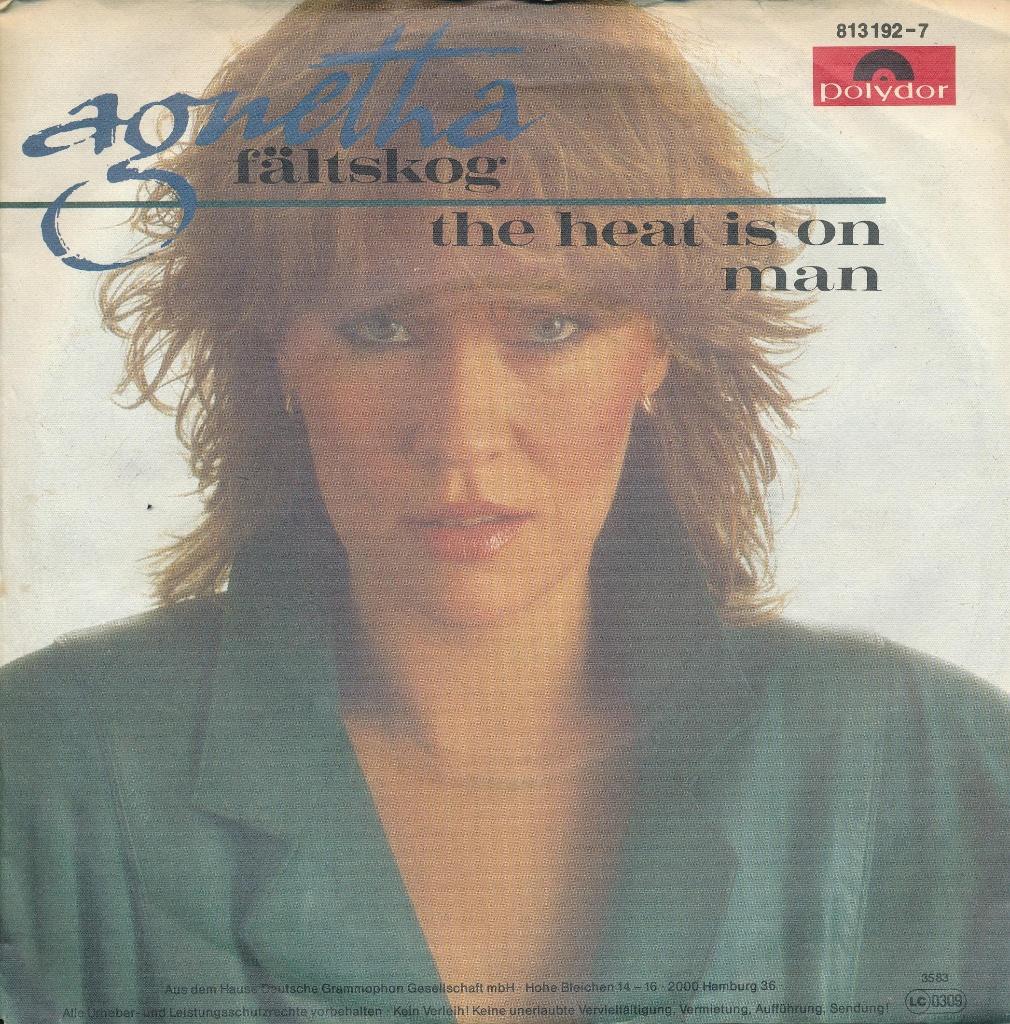 2765 Agnetha Fältskog - The heat is on (1983), Gebruikt, 7 inch, Single, Ophalen of Verzenden