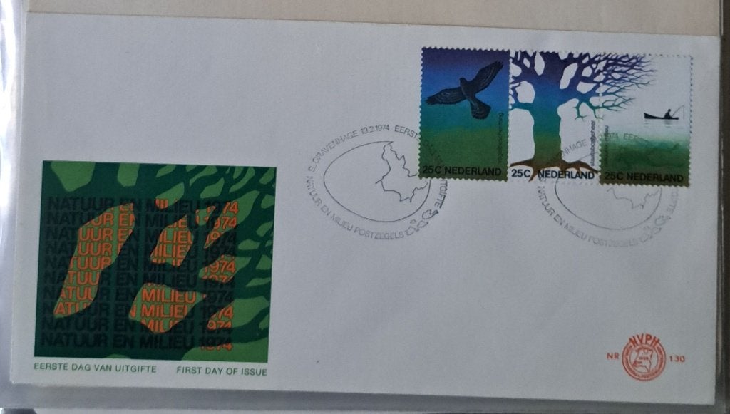 Envelop - 130.1974.Natuur en Milieu, Ophalen of Verzenden, Onbeschreven, Nederland