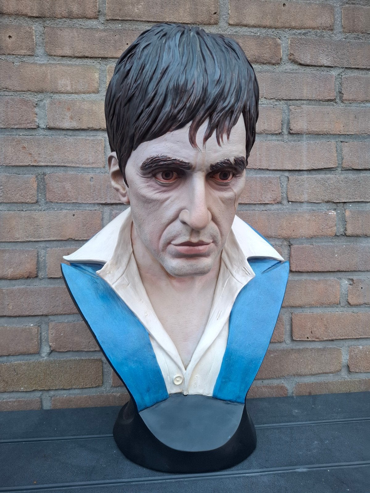 scarface bust 1:1 al pacino  tony Montana, Verzamelen, Ophalen of Verzenden, Gebruikt, Film, Beeldje, Replica of Model