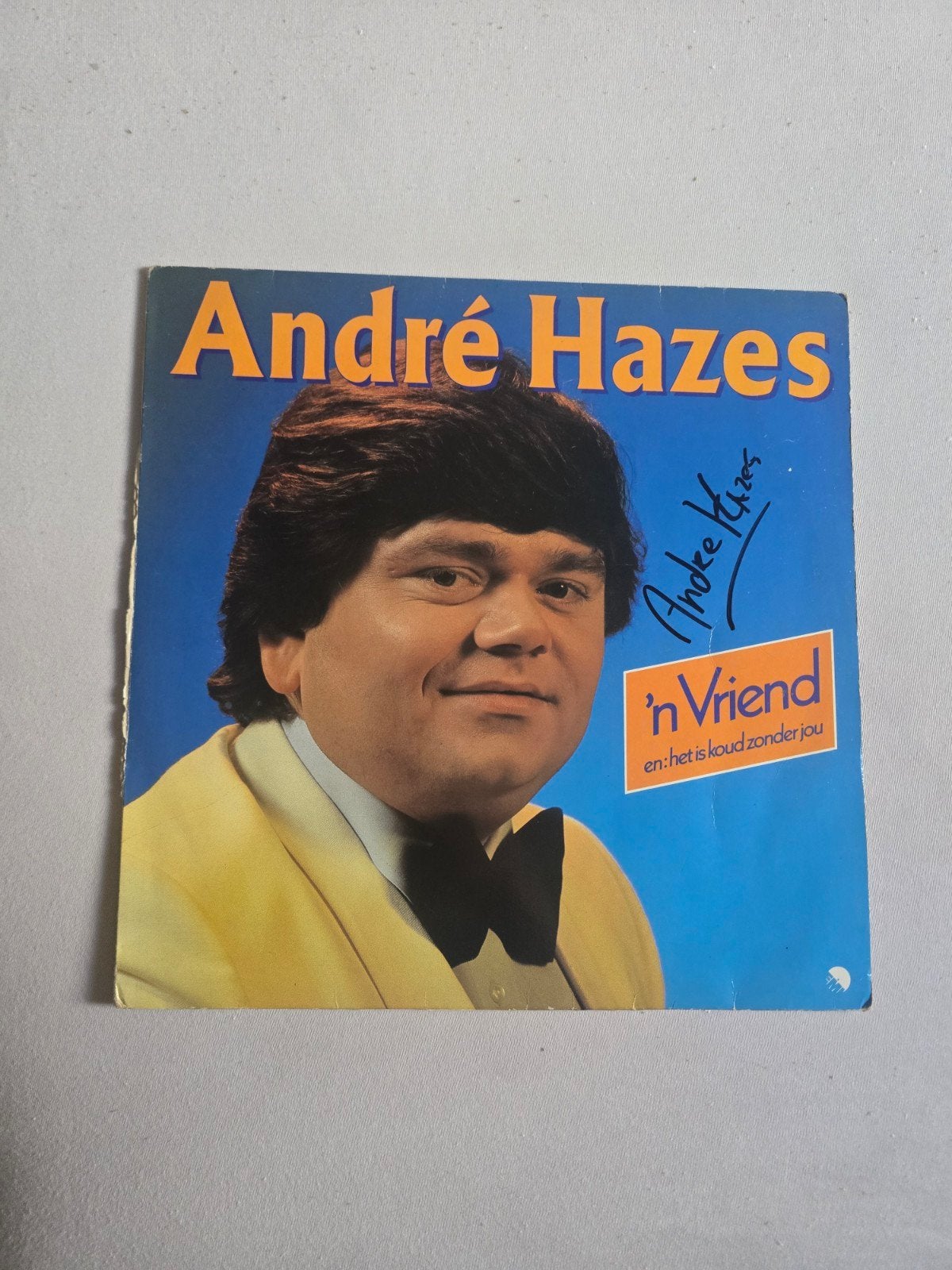 Andre hazes gesigneerde lp 2, Cd's en Dvd's, Ophalen of Verzenden, Gebruikt, 12 inch, Levenslied of Smartlap