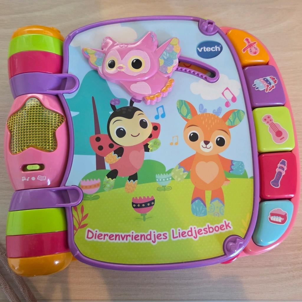 VTech Dierenvriendjes Liedjesboekje Muziek, Kinderen en Baby's, Speelgoed | Babyspeelgoed, Zo goed als nieuw, Overige typen, Met geluid