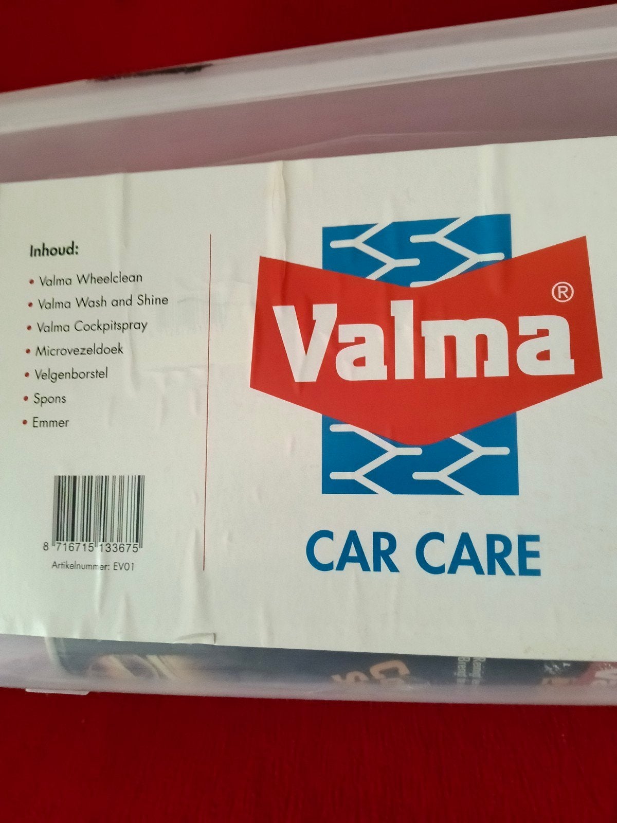 Vaderdagtip: 7-delige Valma auto schoonmaakset in emmer, Ophalen of Verzenden