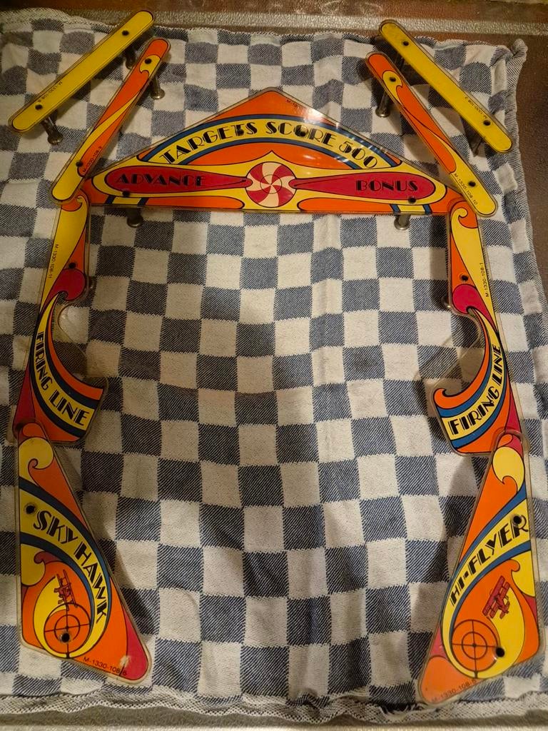 Bally air aces complete plastic set., Ophalen of Verzenden, Onderdeel of Defecte kast