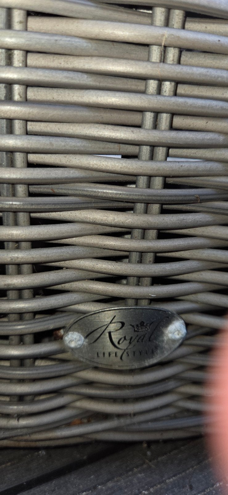 Royal Life Style Wicker Loungeset - Grijs, Tuin en Terras, Tuinsets en Loungesets, Ophalen, 5 zitplaatsen, Loungeset, Wicker