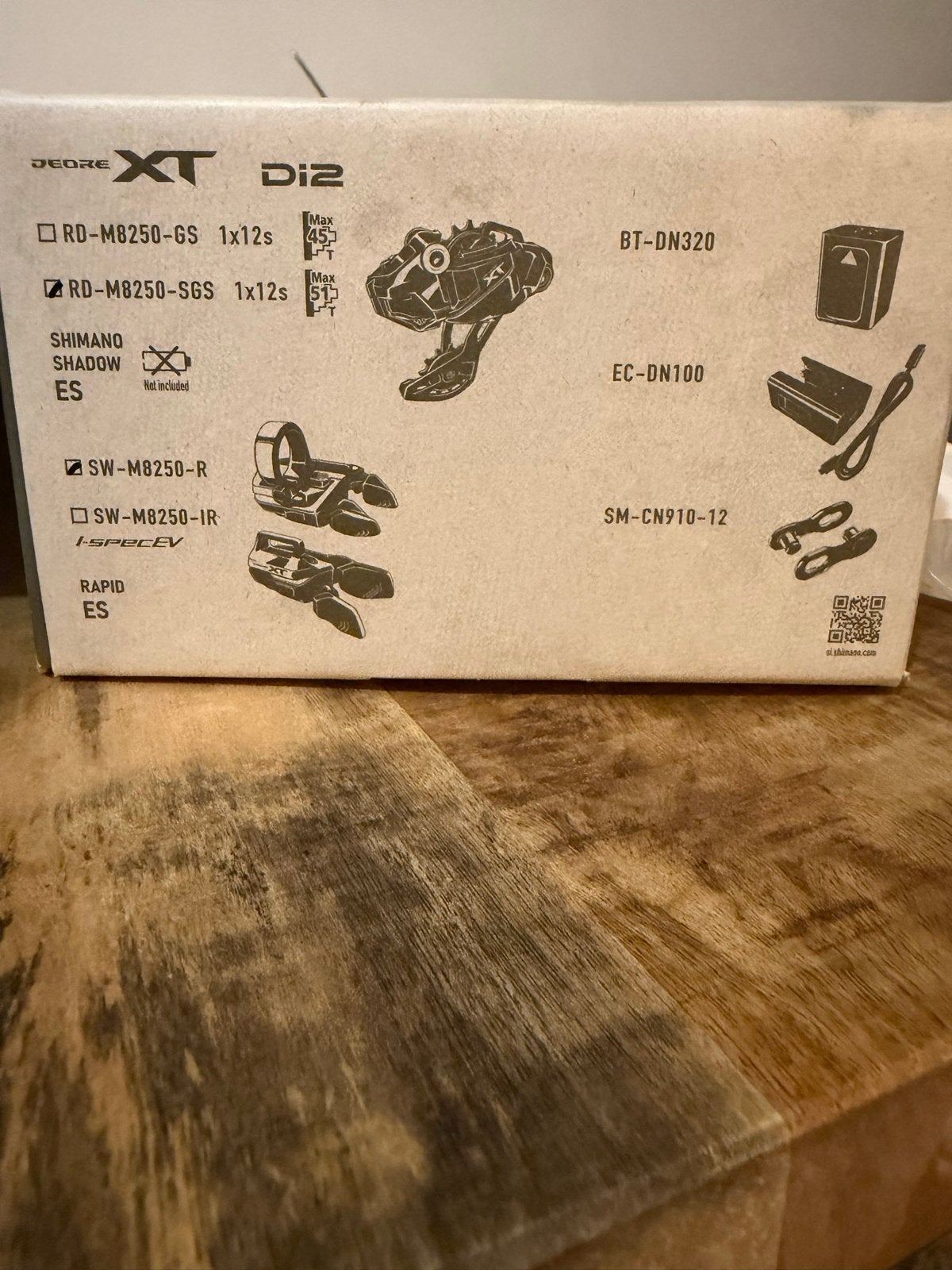 NIEUW. Shimano Deore XT Di2 RD-M8250-GS 1x12s Derailleur Set, Fietsen en Brommers, Nieuw, Ophalen of Verzenden, Derailleur of Ketting