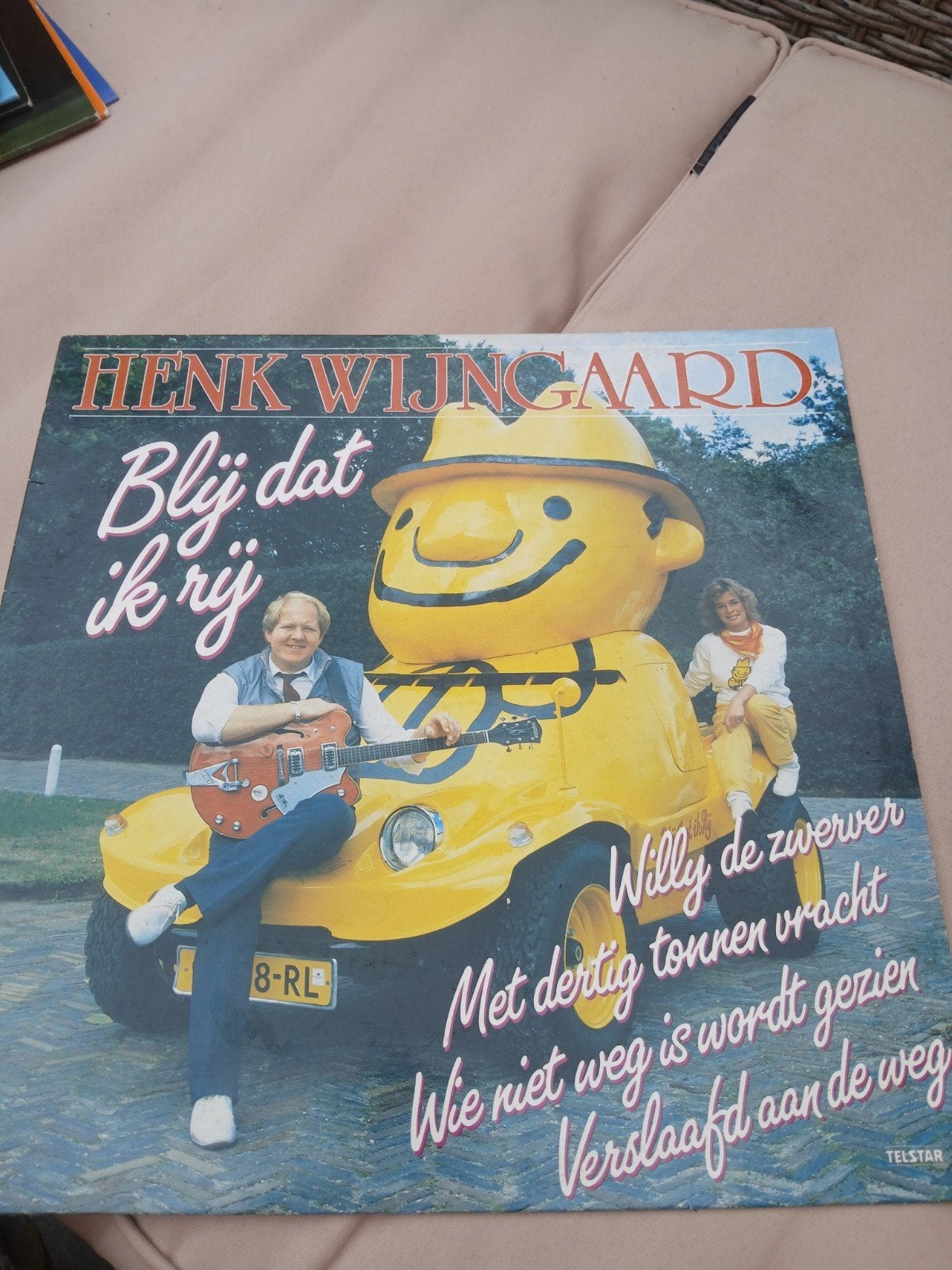 lp henk wijngaard  blij dat ik rij, Verzenden, Zo goed als nieuw, Overige formaten, Levenslied of Smartlap