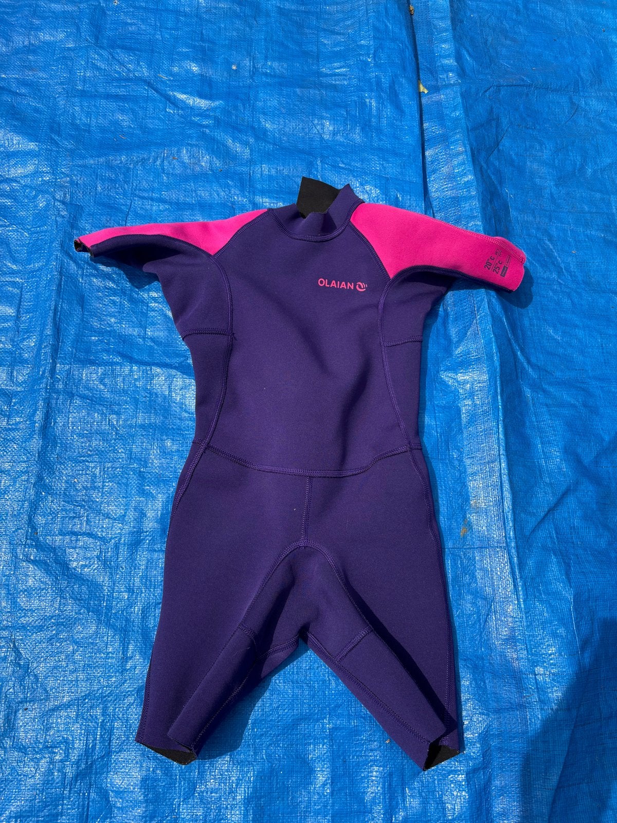 Olaian zwemvest voor kinderen - paars/roze, Ophalen of Verzenden, Gebruikt, Kind, Reddingsvest of Zwemvest