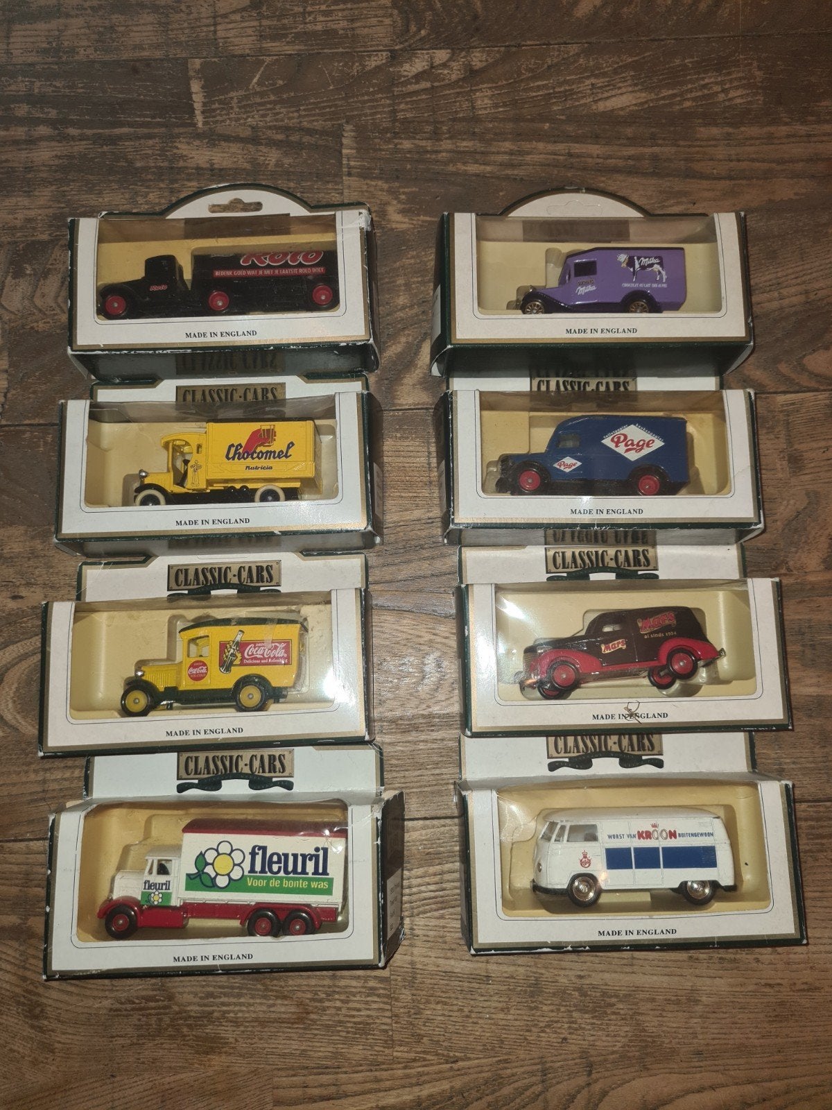 Verzameling Classic Cars modelauto's in originele verpakking, Ophalen, Zo goed als nieuw, Bus of Vrachtwagen, Overige merken