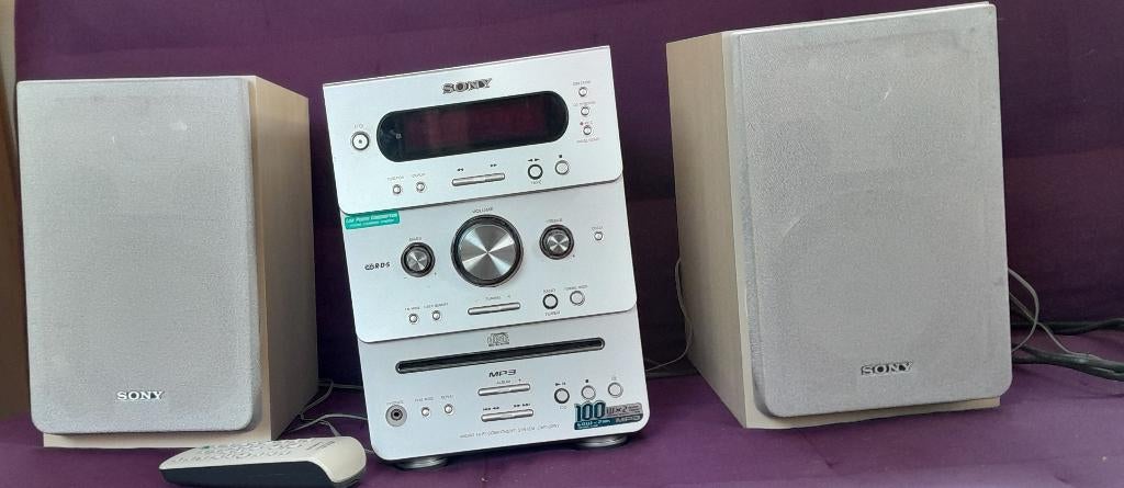 Stereo Sony midi set, Ophalen, Gebruikt, Microset, Tuner of Radio