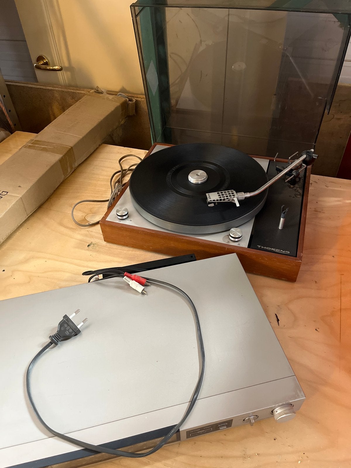 Thorens Platenspeler - Vintage Hifi, Ophalen, Gebruikt, Platenspeler, Thorens