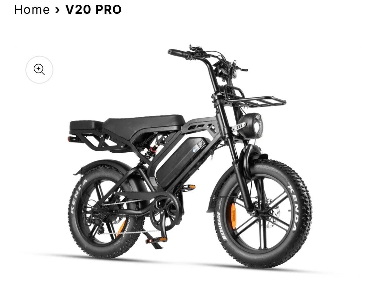 Fatbike V20 in onderdelen, Fietsen en Brommers, Elektrische fietsen, Overige merken, Nieuw, Ophalen of Verzenden, 51 tot 55 cm