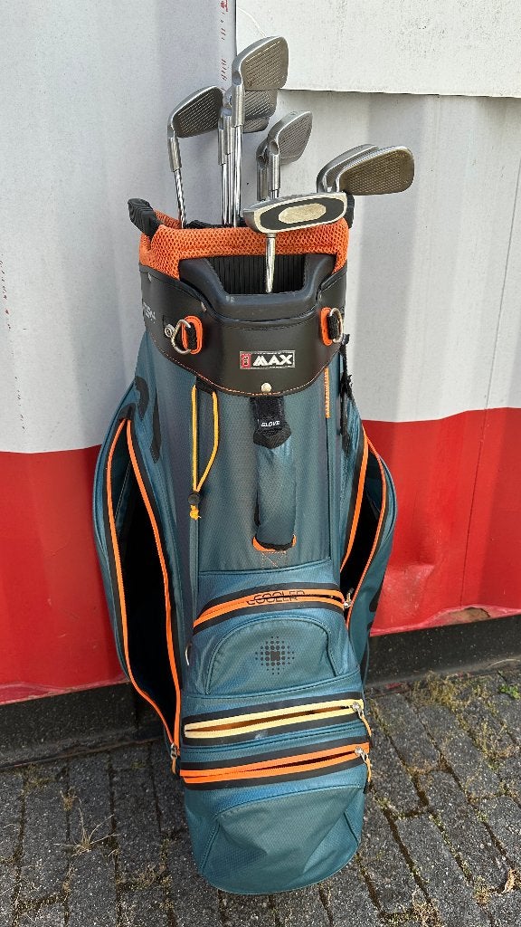 Golftas en kar en Wilson driver  (excl. clubs), Ophalen of Verzenden, Gebruikt, Golfkar