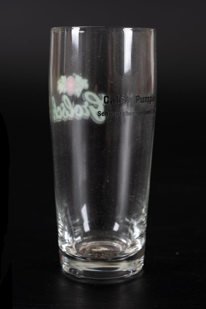 Grolsch dubbeldruk. Cafe 't Pumpke, Verzamelen, Biermerken, Ophalen of Verzenden, Gebruikt, Glas of Glazen, Grolsch