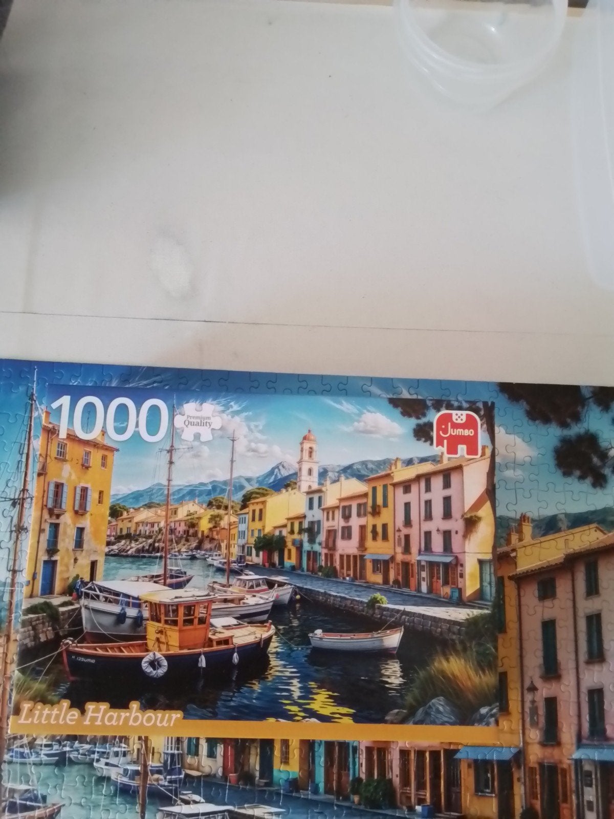 JUMBOPUZZEL 1000STUKJES  compleet, Hobby en Vrije tijd, Ophalen of Verzenden, 500 t/m 1500 stukjes