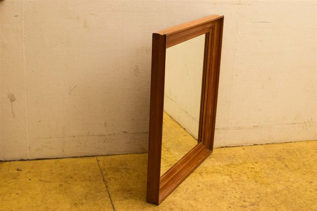 Houten Wandspiegel 46910, Huis en Inrichting, Minder dan 50 cm, Gebruikt, Ophalen of Verzenden, Minder dan 100 cm