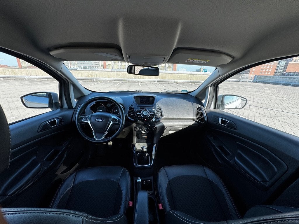 Ford EcoSport 1.0 EcoBoost Titanium CRUISE CLIMA LEER NAP, Auto's, Ford, Voorwielaandrijving, Gebruikt, Ecosport, Leder en Stof