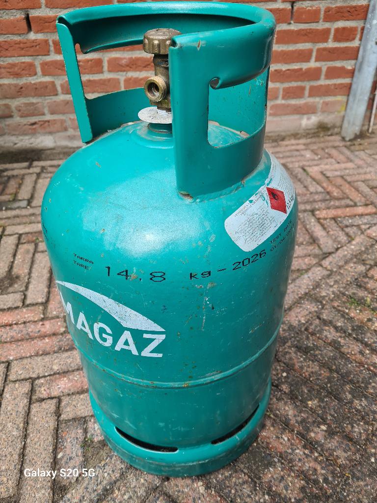 gasfles, Caravans en Kamperen, Ophalen, Zo goed als nieuw