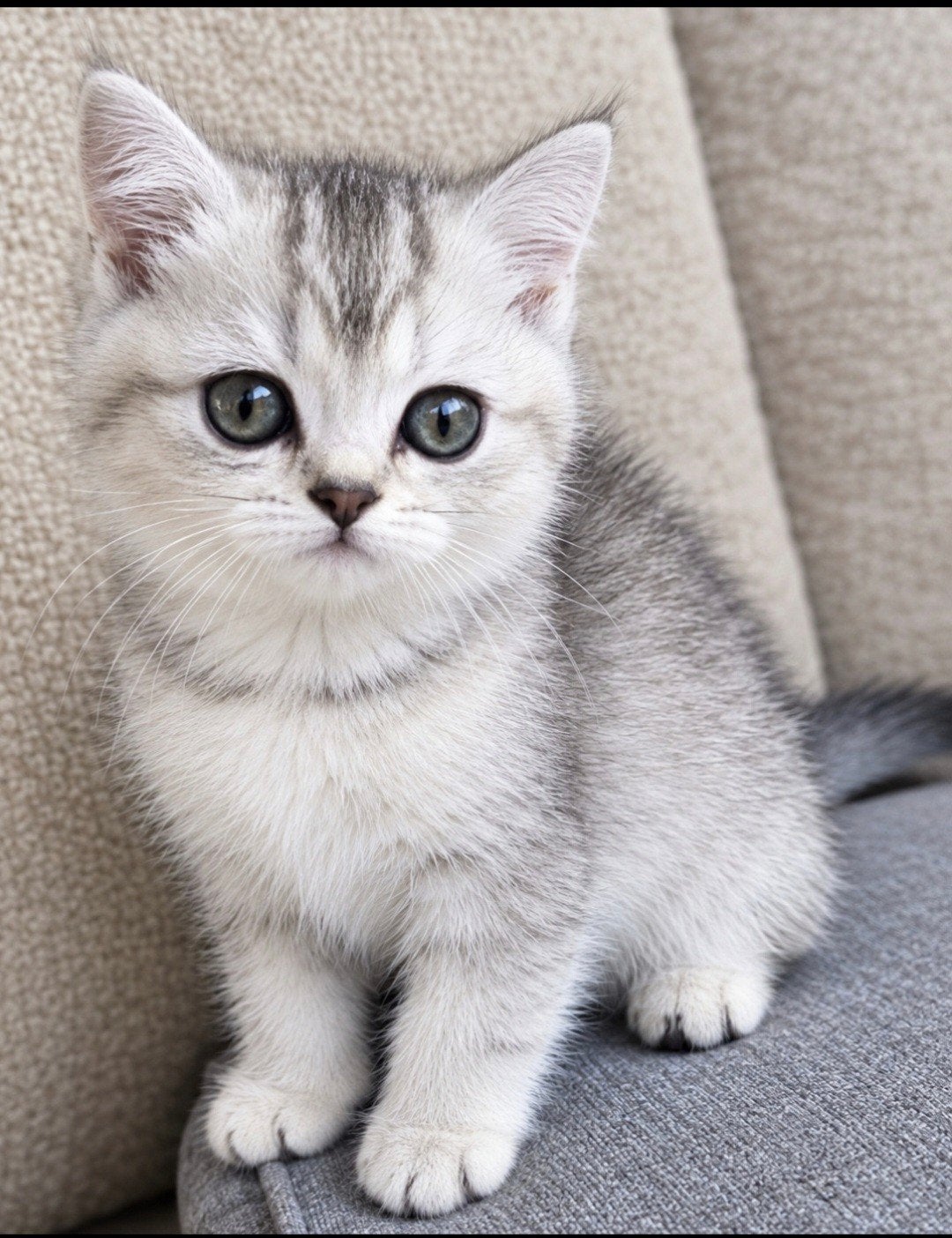 Britse korthaar kitten, Dieren en Toebehoren, Poes, Ontwormd