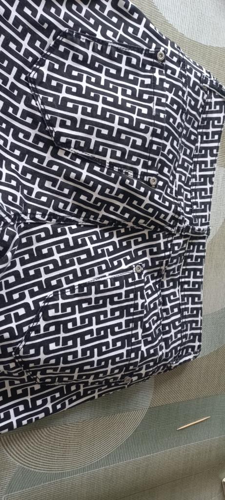 Red Button Broek met Grafische Print - Maat 40, Maat 38/40 (M), Zwart, Ophalen of Verzenden, Zo goed als nieuw