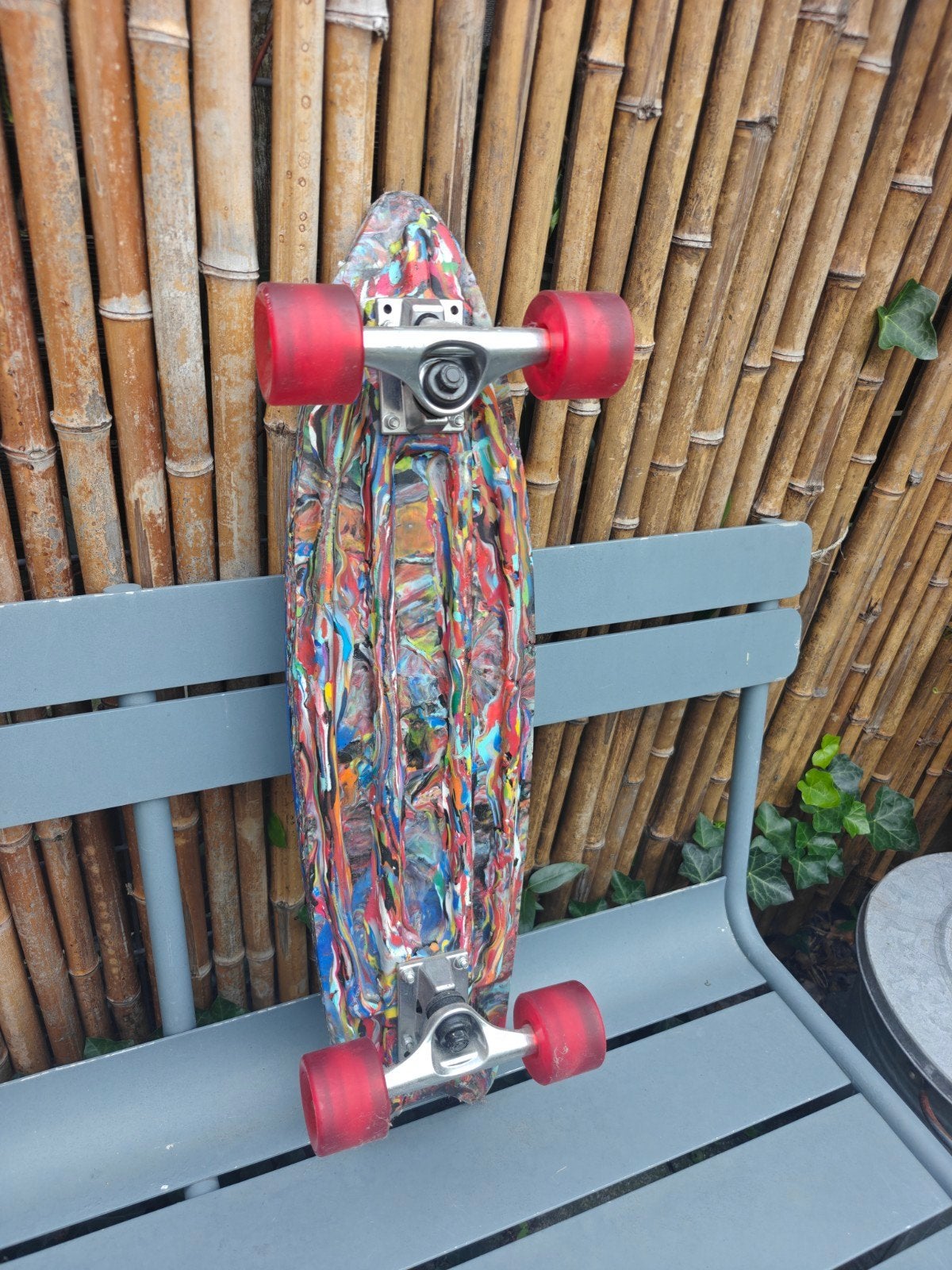 Skateboard van hergebruikt plastic (Wasteboard), Ophalen of Verzenden, Zo goed als nieuw, Skateboard