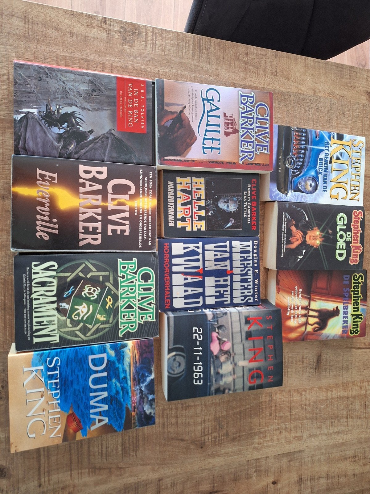 Divrs boeken van Stephen King, J.R.R. Tolkien en Clive Bark, Boeken, Ophalen, Gelezen, Stephen King, J.R.R. Tolkien, Clive Barker