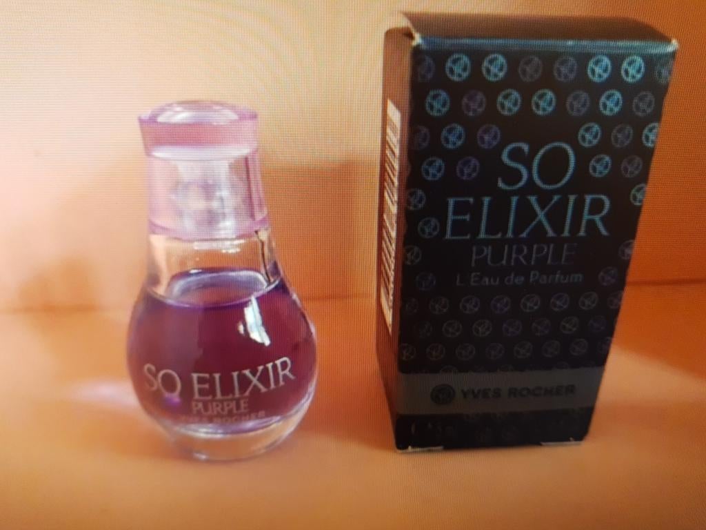 So elixir purple parfumminiatuur 5 ml Yves Rocher, Ophalen of Verzenden, Nieuw, Miniatuur, Gevuld