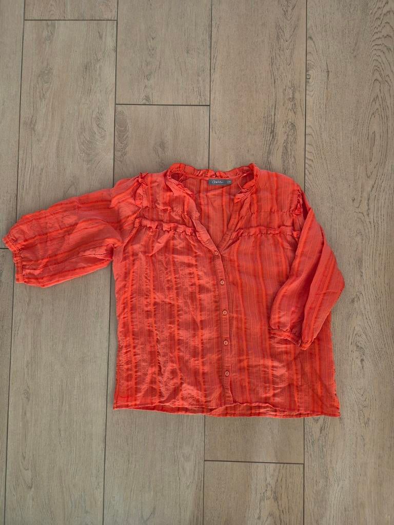 Geisha blouse koraal kleur maat 40 L, Geisha, Ophalen of Verzenden, Zo goed als nieuw, Maat 38/40 (M)